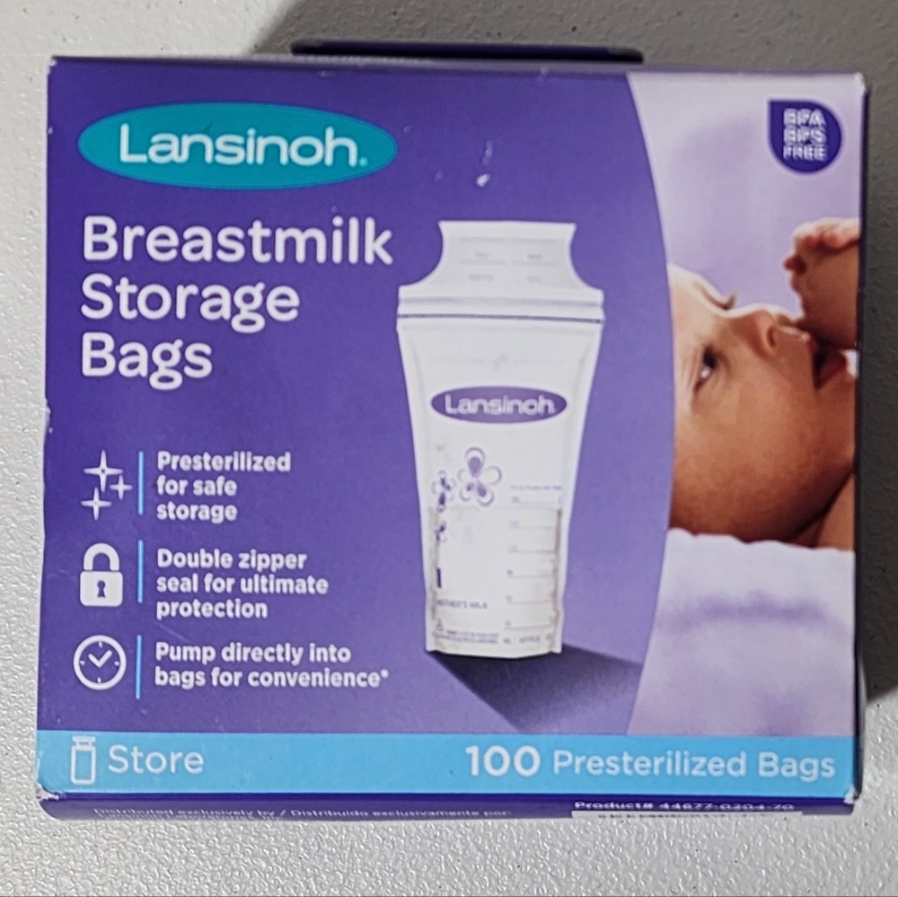 100 Lansinoh Breast Milk Bags